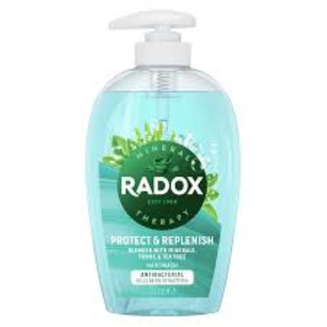 RADOX ANTIBAC H/WASH 250ML PROTECT+REPLENISH REFIL